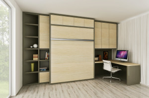 Wall Bed Unit Completely Customized